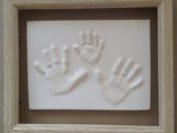 Handprints and footprints incl baubles