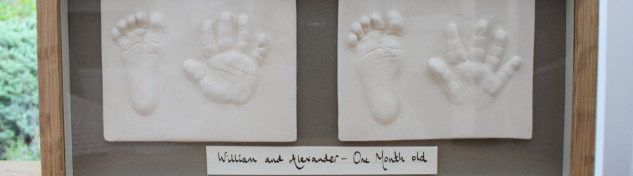 baby hand footprints fram sevenoaks kent