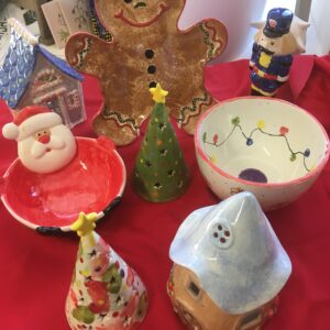 pottery painting for Christmas