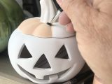 Halloween pottery painting